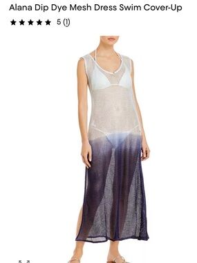 PQ Swim Alana coverup Sleeveless Ombre Knit Maxi Dress - Blue
